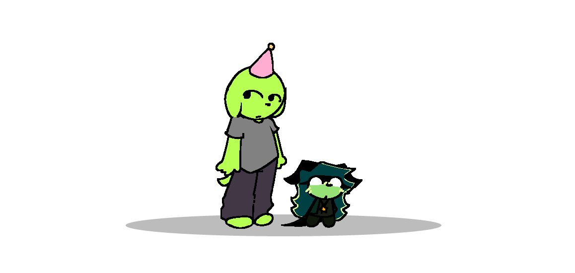 image of Shrilow and a Jelly from the JuiceBoxFactory Game Computer Shrilow.