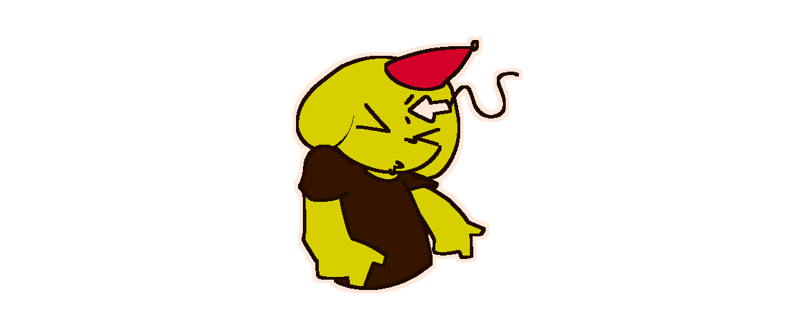 image of Shrilow getting clicked and stumbling backward.